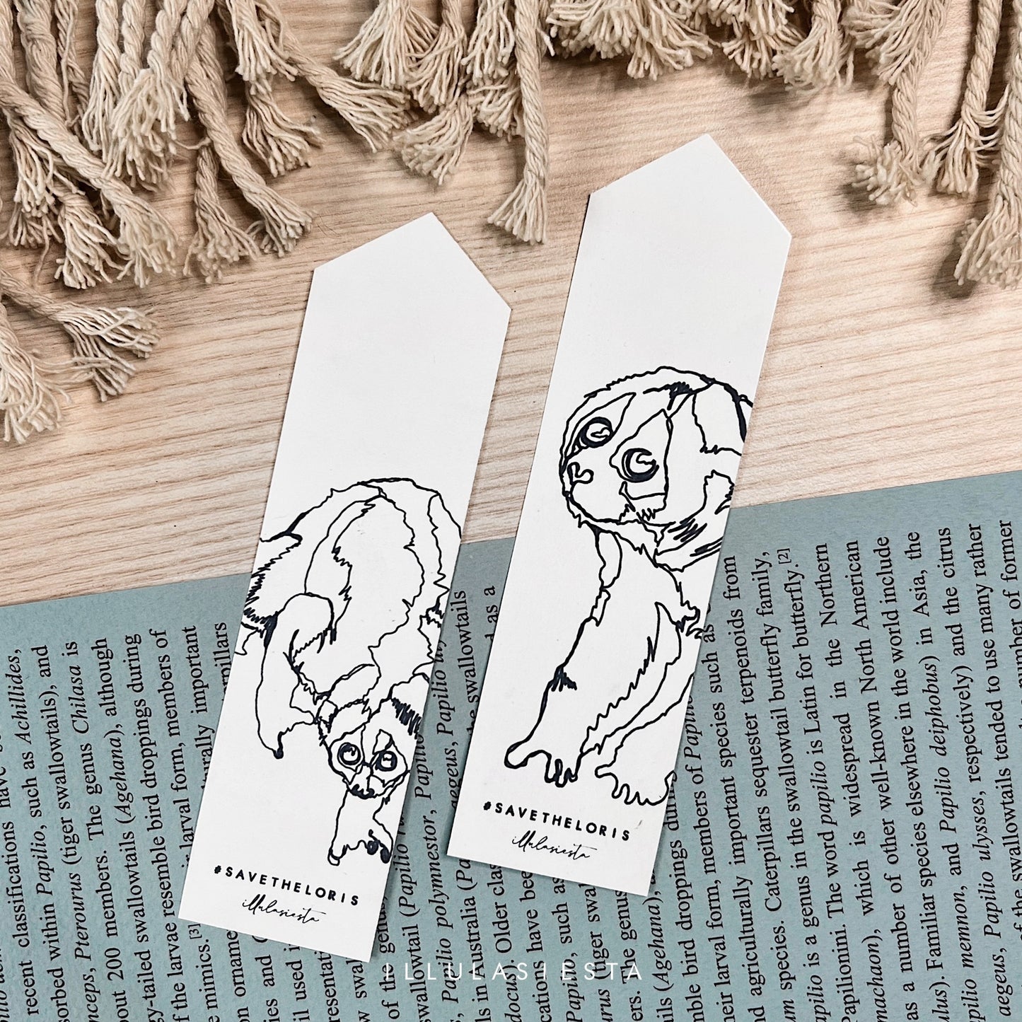 #SAVETHELORIS Postcard & Bookmark